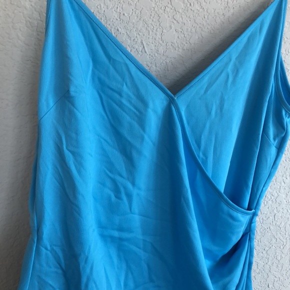 BCBGeneration Satin Dress IN Azule size 6 blue - Picture 6 of 13